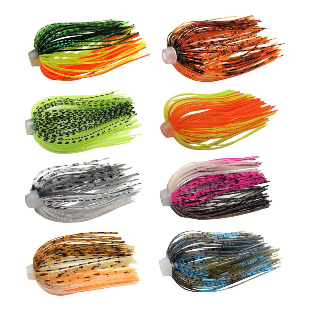 Fishing Lure Spinnerbait - 5 pcs/lot 88 Strands 64mm Silicone