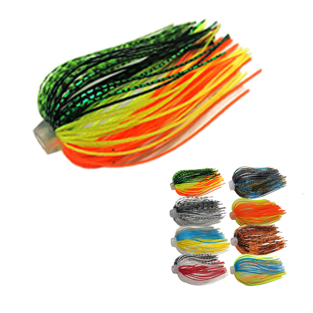 5 pcs/lot 88 Strands 64mm Sili - Fishing Lure Spinnerbait 评论和价格
