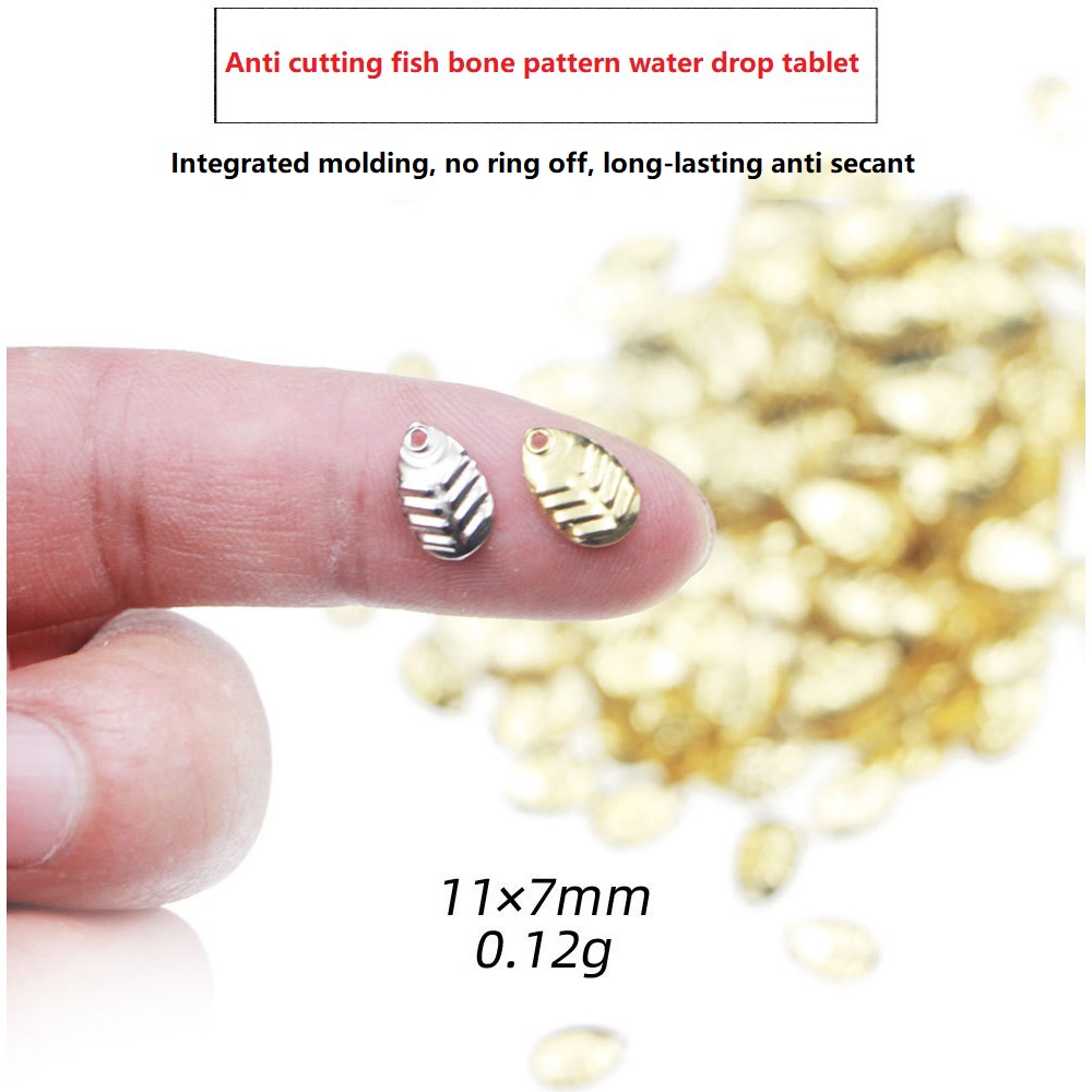 50Pcs/lot DIY Fishing Spinner  - Fishing Lure Spoon 评论和价格
