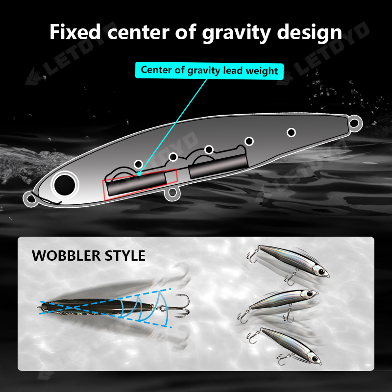 LETOYO Sinking Pencil 17g 12g- - Fishing Lure Spoon 评论和价格