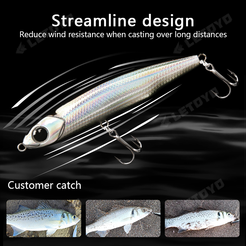 LETOYO Sinking Pencil 17g 12g- - Fishing Lure Spoon 评论和价格