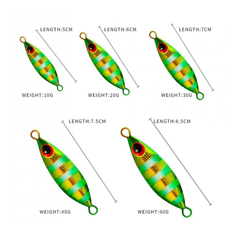 Metal Slow Jig Lure Hard Artif - Fishing Lure Buzzbait 评论和价格