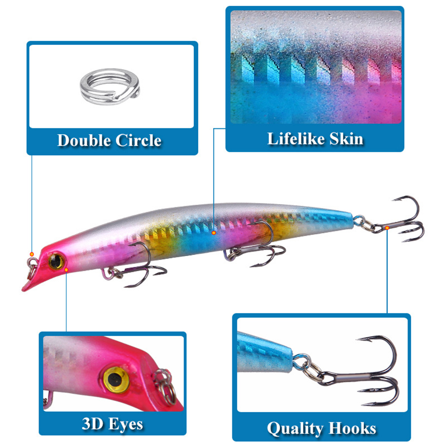 6pcs Crankbaits Fishing Lures  - Fishing Lure Popper 评论和价格