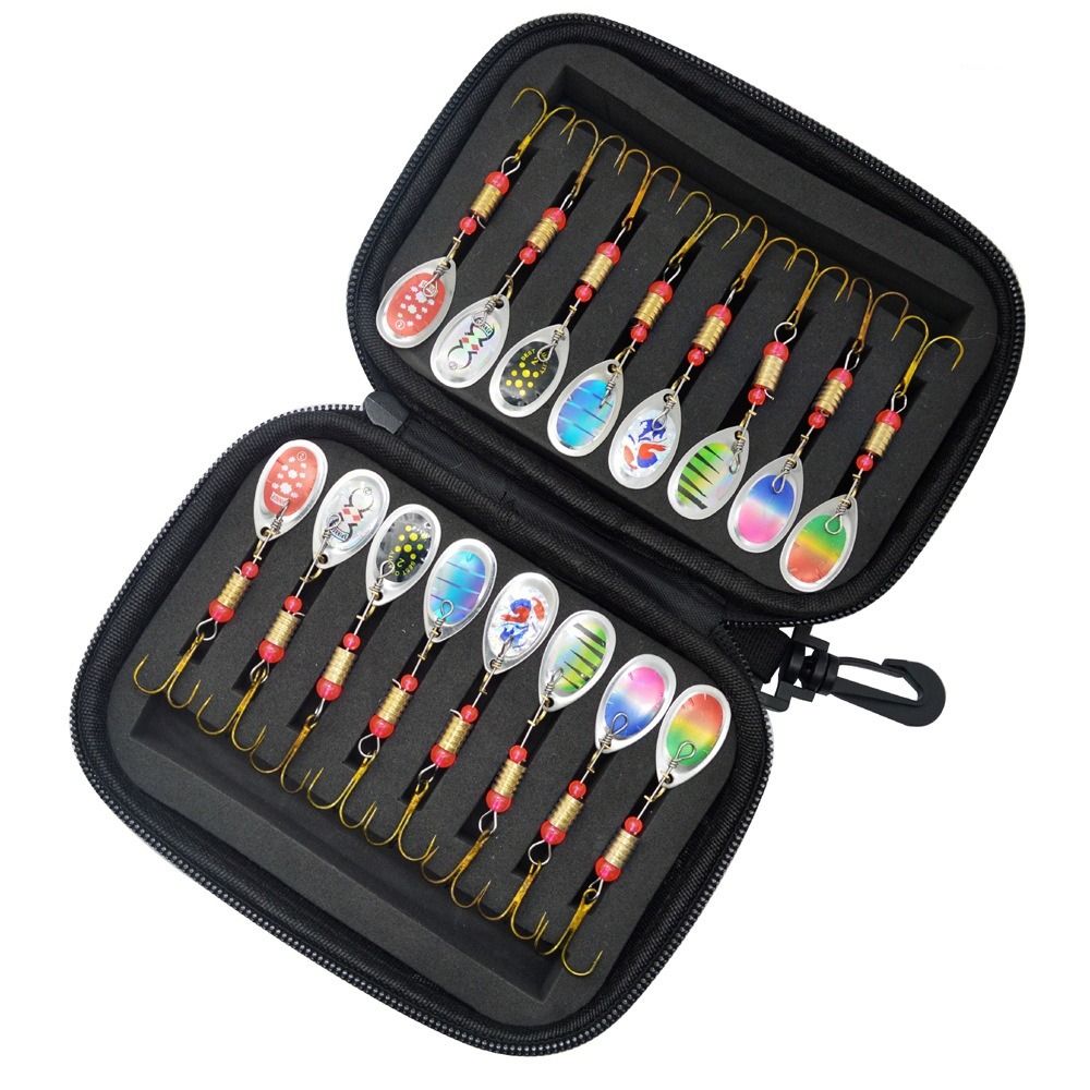 Rotating Glitter Spinners Fish - Fishing Lure Spinnerbait 评论和价格