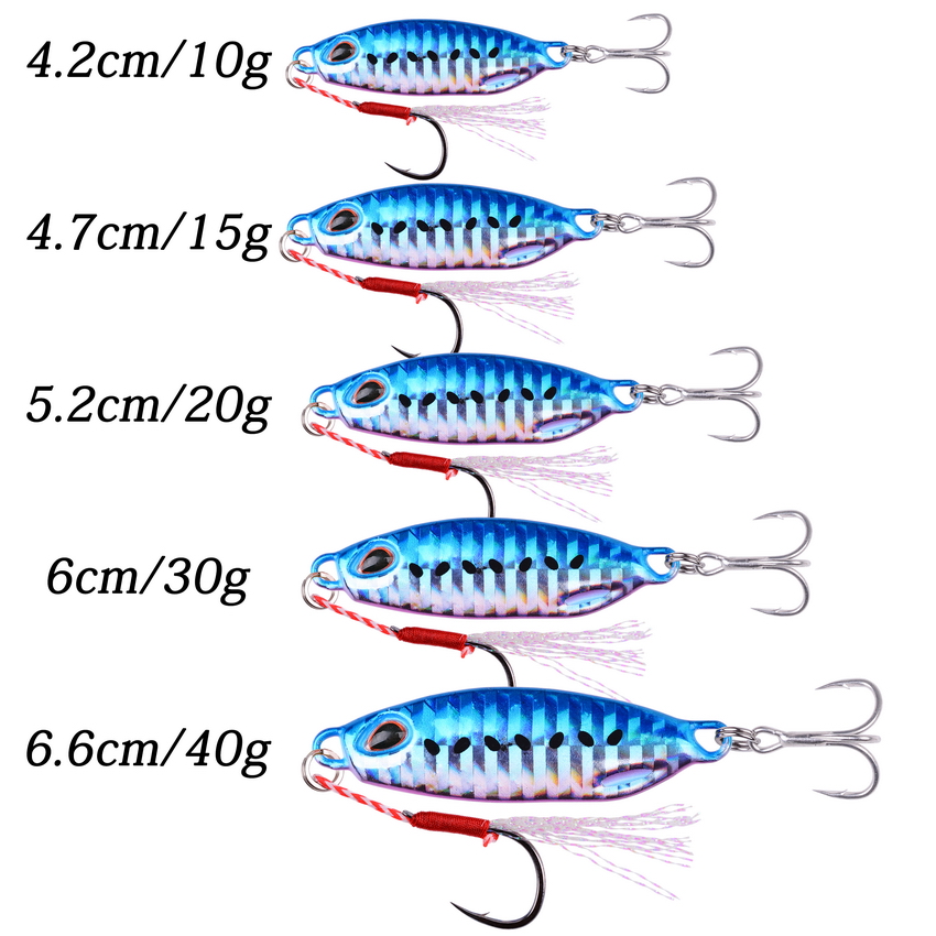 Jigs 10g 15g 20g 30g 40g Fishi - Fishing Lure Spinnerbait 评论和价格